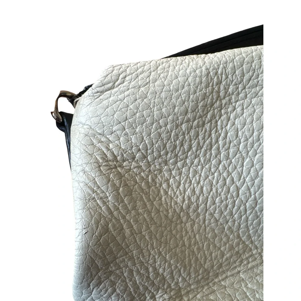 Kate Spade New York Southport Ave Mini Maria Satchel Off White Black Leather Bag